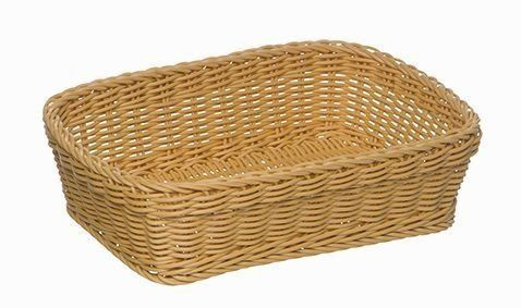CESTO RECT.31X21CM BEJE PP
