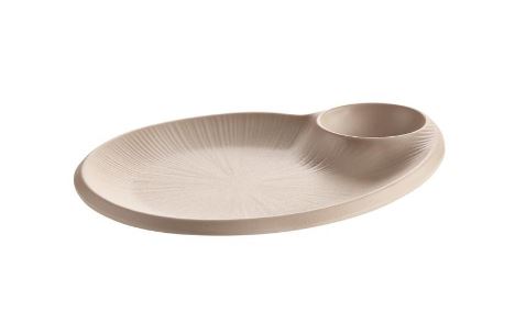 PRATO OVAL Ø24CM C/1 CAVIDADE MELAMINA