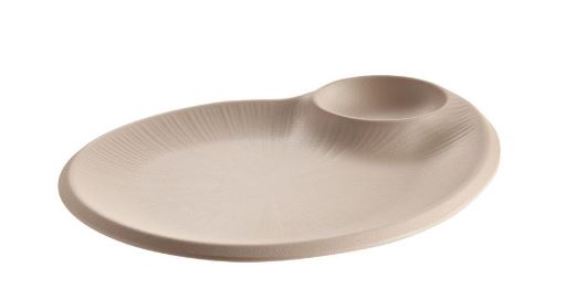 PRATO OVAL Ø35CM C/1 CAVIDADE MELAMINA