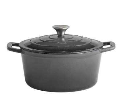 CAÇAROLA Ø25CM-4L FERRO FUNDIDO CINZA