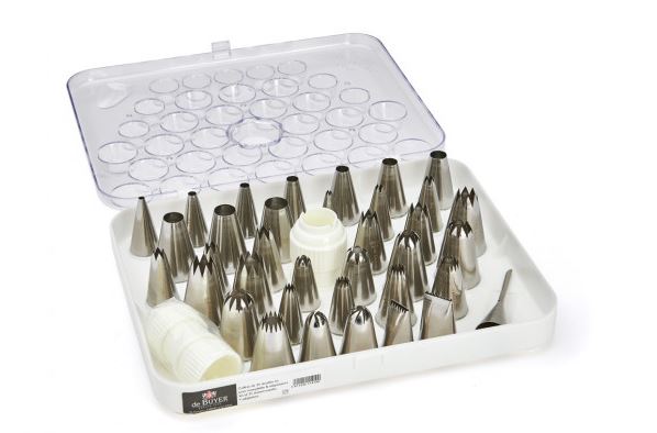 CJ.35 BICOS PASTELEIRO INOX + ADAPTADOR