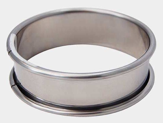 ARO Ø8CM ALT.2CM C/REBORDO INOX