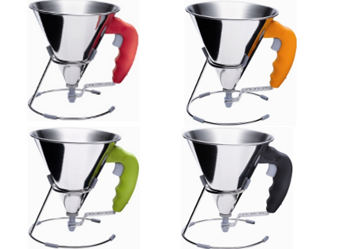 FUNIL AUTOMATICO 0.8L INOX C/SUP.P/VERM.