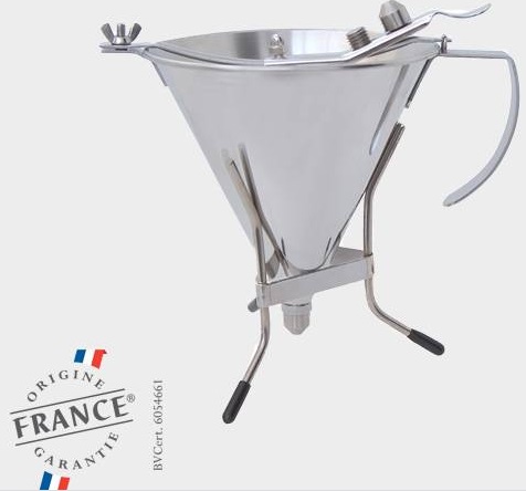 FUNIL AUTOMATICO 1.9L INOX C/SUPORTE