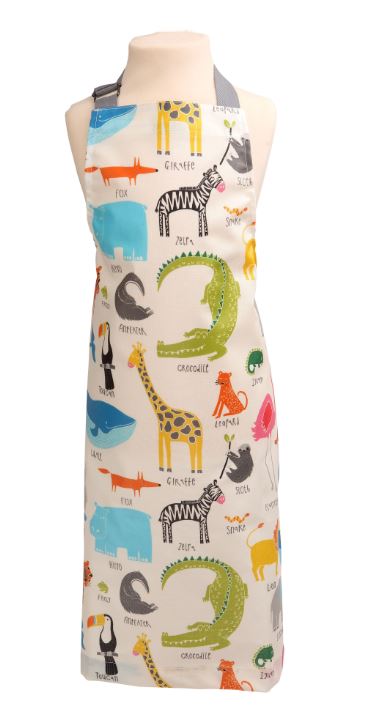 AVENTAL PVC CRIANÇA ANIMAIS