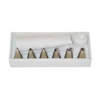 SACO PASTELEIRO 25CM+6 BICOS INOX