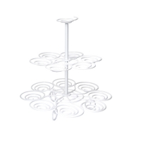 SUPORTE 15 CUPCAKES ALT.25CM BRANCO