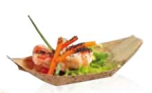 CJ.100 BARCO 9X4.5X2CM FOLHA BAMBOO