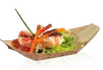 CJ.100 BARCO 12X6X3CM FOLHA BAMBOO