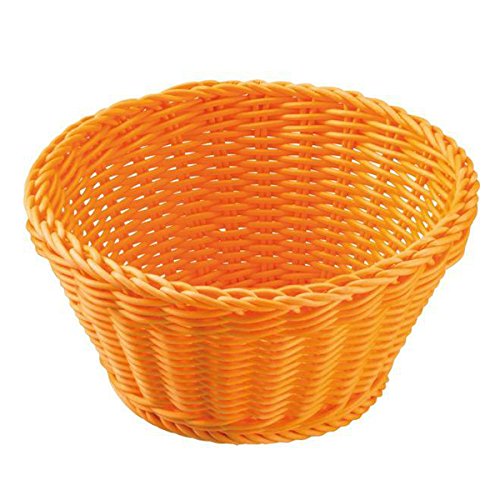 CESTO PAO RED.18CM ALT.10CM LARANJA PP