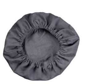 TAMPA P/CESTO Ø20.5CM CINZA ALGODAO