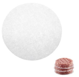 CJ.100 PAPEL Ø7CM P/SEPARAR HAMBURGUER