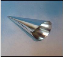 FORMA CORNUCOPIA 23CM Ø13.5CM INOX