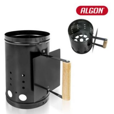 ACENDEDOR P/BARBECUE PRETO 27X16CM