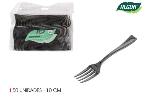 CJ.50 MINI GARFO 10CM PRATA PE