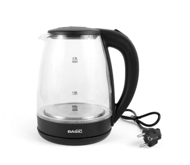 JARRO ELETRICO 2L 1500W VIDRO BASIC HOME
