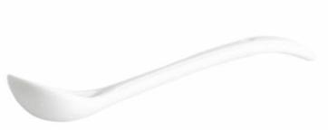 COLHER 9,5CM PORCELANA BRANCA