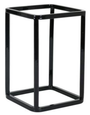SUPORTE BUFFET 12X10CM PRETO #