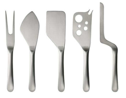 CJ.5 PEÇAS QUEIJO INOX