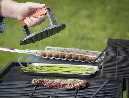 CALCADOR FERRO P/GRILL Ø17CM PEGA MADEIR
