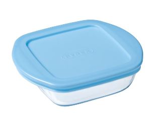 CAIXA ALIMENTOS QUAD11CM-35CL TAMPA AZUL