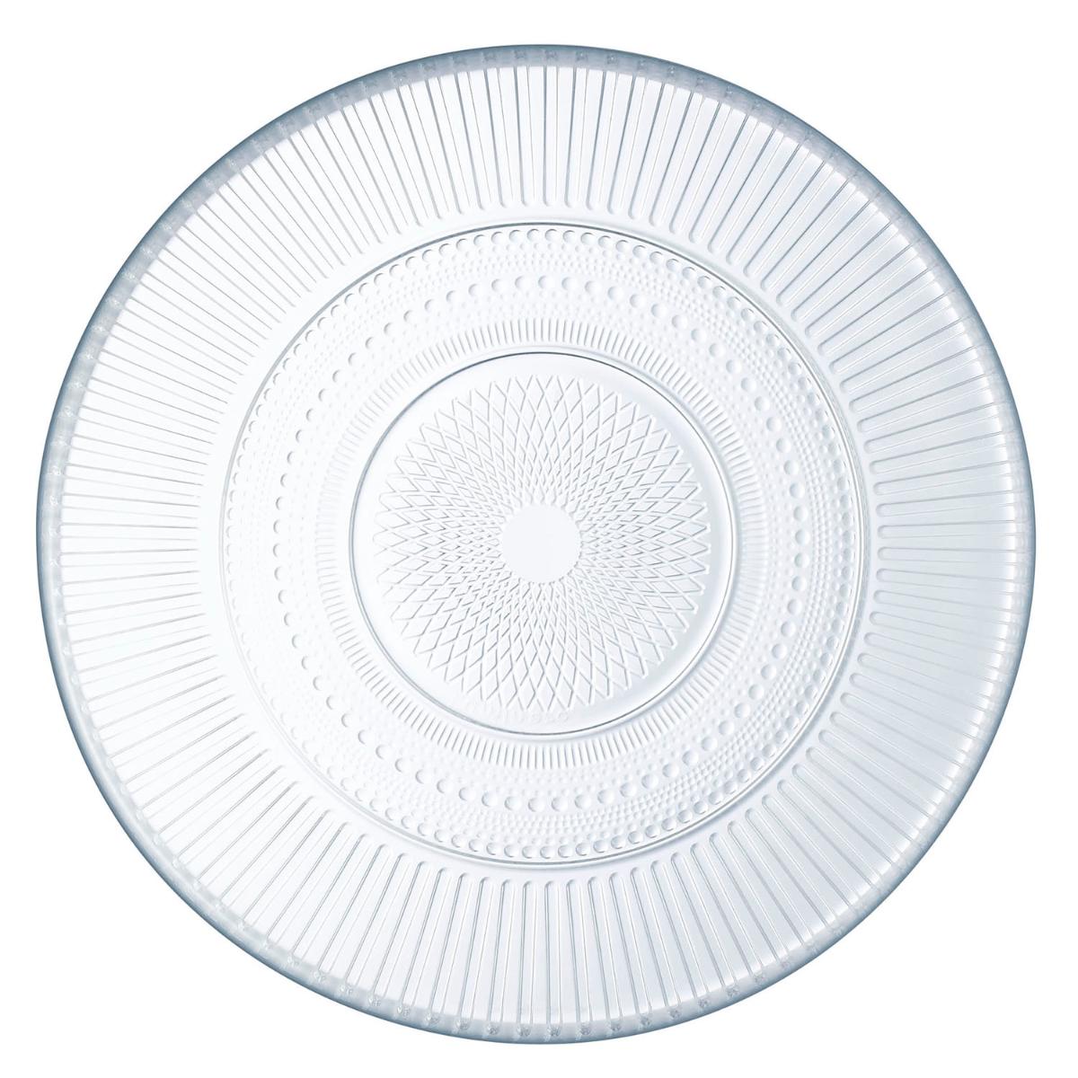 PRATO S/MESA 19CM VIDRO LOUISON#