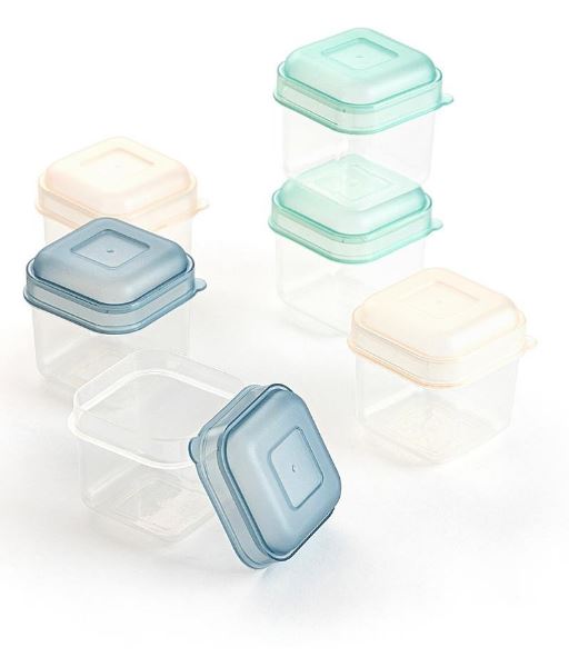 CJ.6 CAIXAS ALIMENTOS 5X5X6CM MINIMAL QD