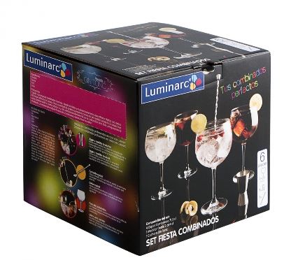 CONJ. 6 PEÇAS COCKTAIL FIESTA