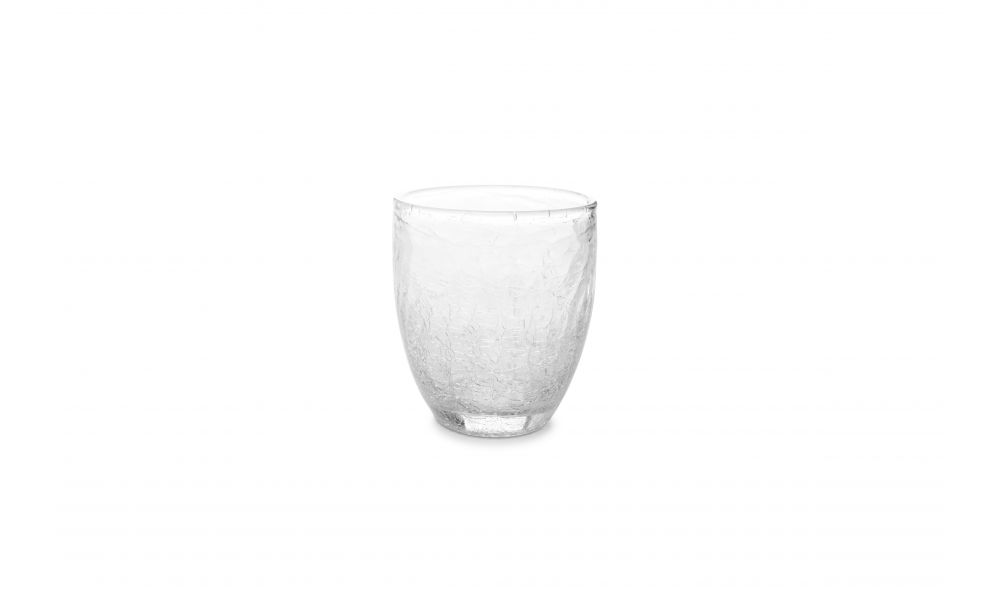 COPO AGUA OF 25CL TRANSPARENTE CRACKLE