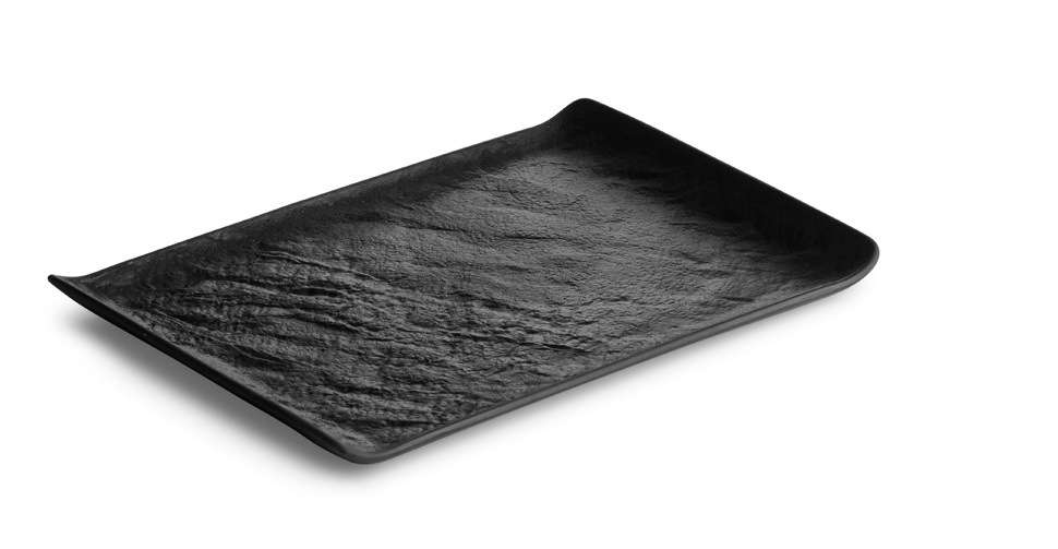 TRAVESSA RECT.46X10CM PRETO LIVELLI