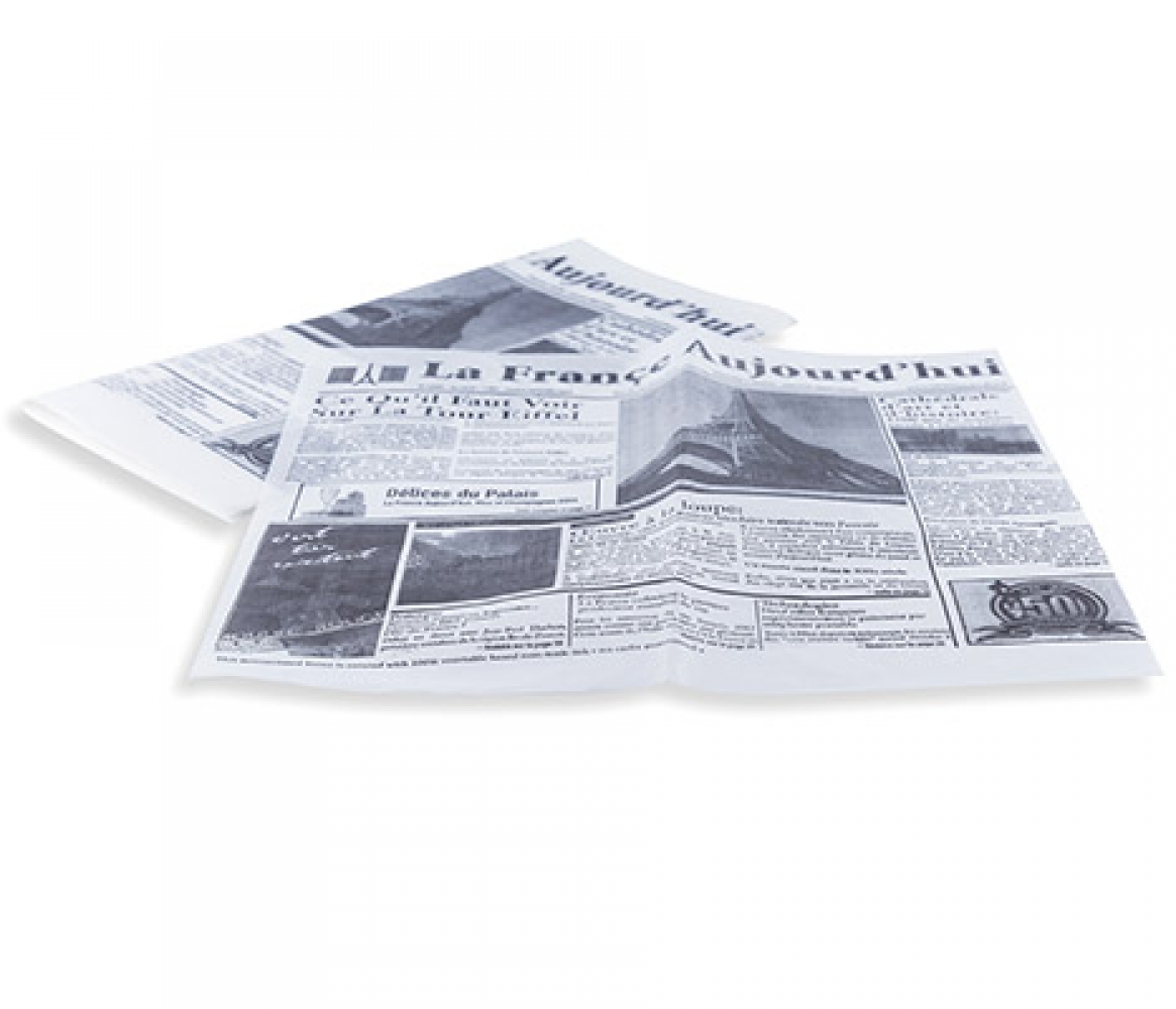 CJ.1000 FOLHA JORNAL PAPEL 30X30CM