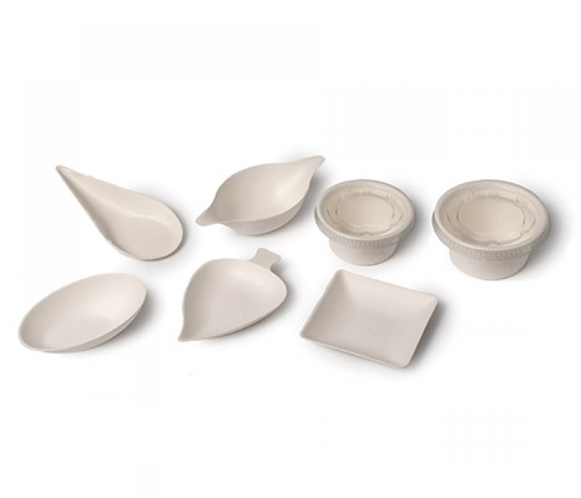 CJ.50 TAÇA OVAL 8CM BRANCA CANA AÇUCAR