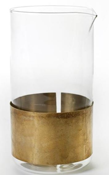 COPO MISTURADOR C/DOURADO ALT.17CM