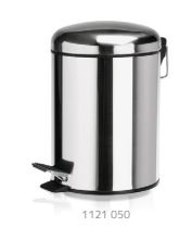 BALDE LIXO C/PEDAL 30L INOX