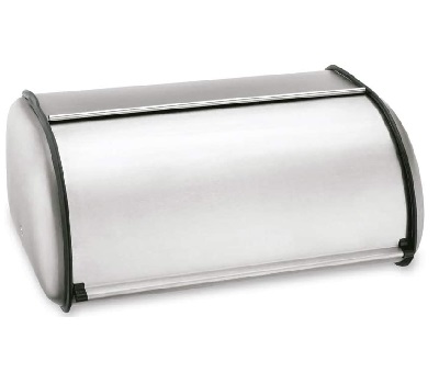 CAIXA PAO ROLL-TOP 44X25X17CM INOX