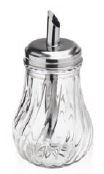 DOSEADOR AÇUCAR 14CM VIDRO/INOX