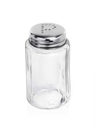 PIMENTEIRO Ø3.5CM ALT.7CM VIDRO/INOX