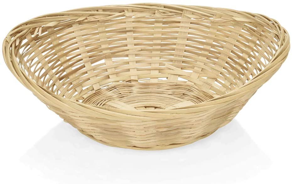 CESTO PAO OVAL 20X15.5CM BAMBOO