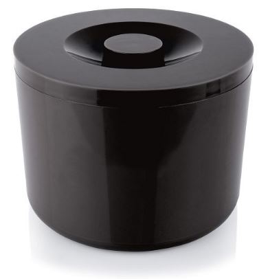 BALDE GELO C/T PRETO 10L ABS