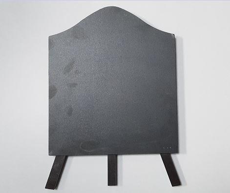 QUADRO MENU MESA 20X17CM MADEIRA PRETO #