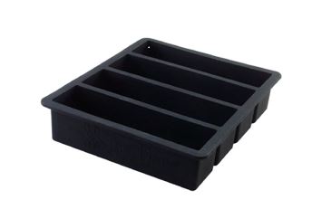 CUVETE GELO RECTANGULAR 4 DIV.SILICONE#