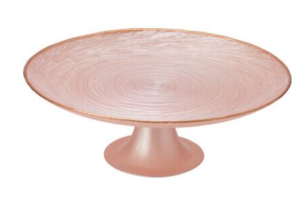 PRATO BOLO Ø28CM C/PE ROSA#
