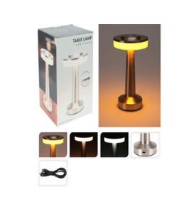 CANDEEIRO USB 20X12CM INOX#