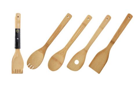 CJ.4 UTENSILIOS COZINHA 30CM BAMBOO#