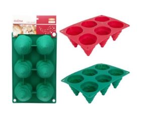 TABULEIRO SILICONE 6 CAV. ARVORE MIX#