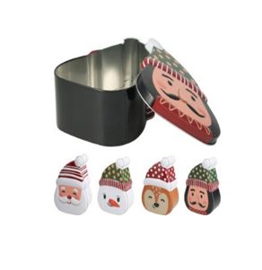 CAIXA BISCOITOS NATAL METAL MIX#