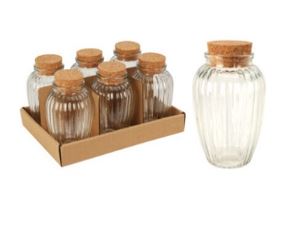 FRASCO VIDRO 280ML ROLHA CORTIÇA #