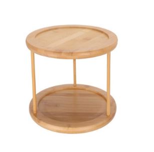 PRATO Ø25CM GIRATORIO 2 ANDARES BAMBOO#