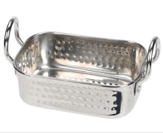 ASSADEIRA 12X8X4CM INOX C/ASAS#