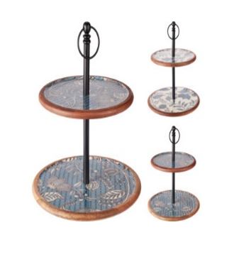 SUPORTE 2 ANDARES EM MADEIRA#